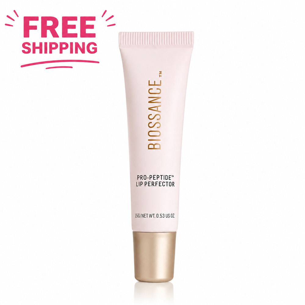 Biossance Pro-Peptide Lip Perfector 24-Hour Moisture Vegan Balm 0.53 oz